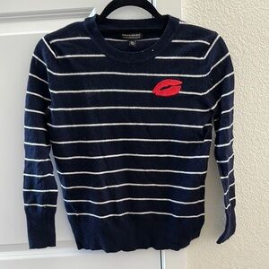Banana Republic Navy Striped Sweater